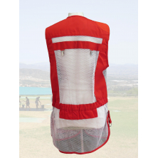 Chaleco STE Rojo / Red Blanca / Piel Roja