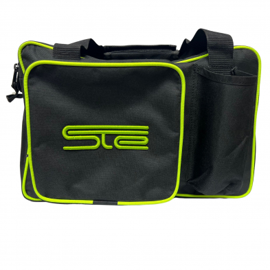 Bolsa de Tiro Negra/Verde Fluor STE Peq - 40x33x27 cm