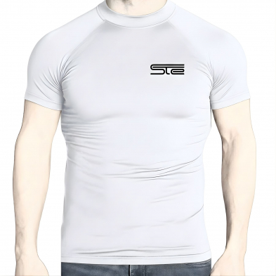 Camiseta Térmica STE Manga Corta Blanca
