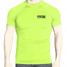 Camiseta Térmica STE Manga Corta Amarilla Fluor