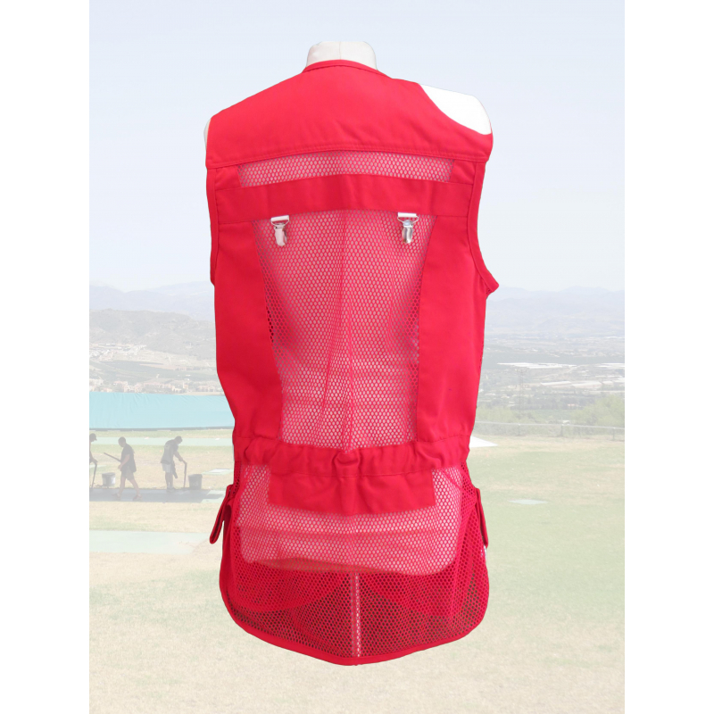 Chaleco STE Rojo / Red Roja / Piel Blanca