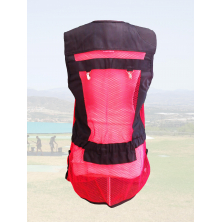 Chaleco STE Negro / Red Roja / Piel Negra